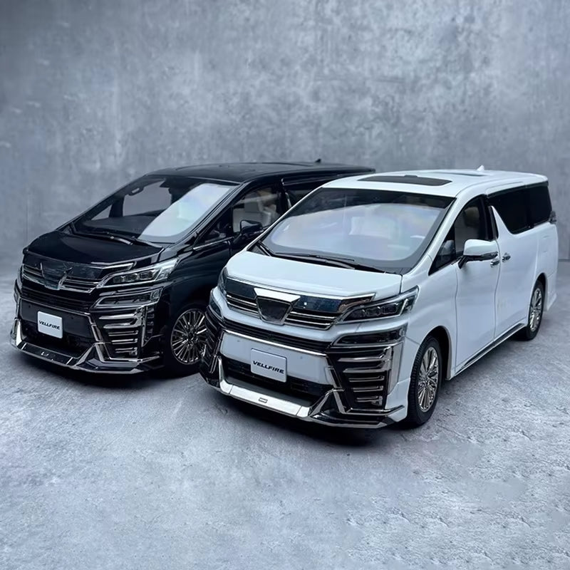 Kengfai 1:18 for Vellfire MPV Business Car Nanny Car Car Car Model Car Model Collection