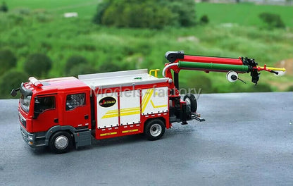 New 1:43 for JIEDA MAN EMERGENCY Fire Rescue Major Diecast Model Car Truck Toys Gifts Display Ornaments Metal,Plastic,Rubber