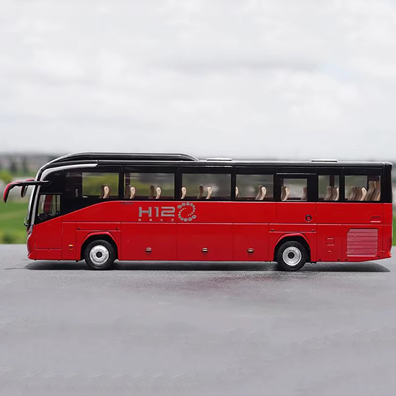 1:36 Original Zhongtong Bus H12 Super Alloy Bus Model+Small Gift