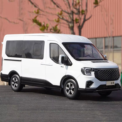 1: 18 Original Jiangling Transit Transit Business Vehicle Van Alloy Simulation Car Model