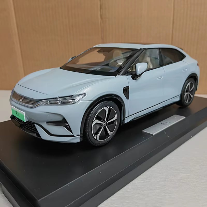 Original Song L Car Model Song 2024 New Energy 1:18 Alloy Simulation Car Model