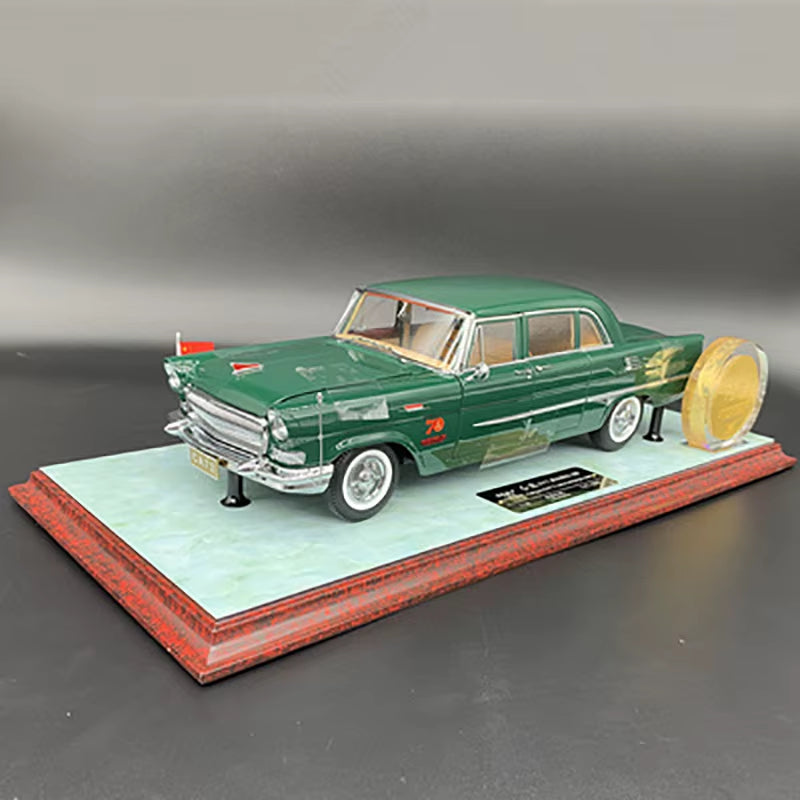 Century Dragon Original Car Model Hongqi CA72 Premium Car 1:18 Metal Simulation Car Model Collection Gift